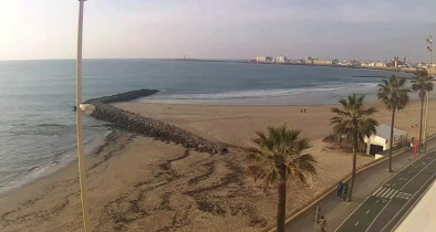 Obraz podglądu z kamery internetowej Cádiz - Beach Santa María del Mar